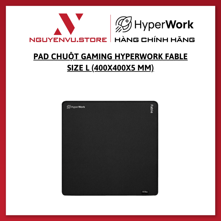 Pad Chuột gaming HyperWork FABLE (Cordura Fabric) - Hàng chính hãng