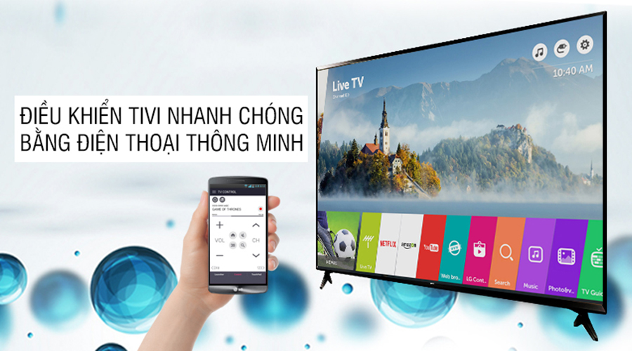 Smart Tivi LG 65 inch 4K UHD 65UJ632T - Hàng chính hãng