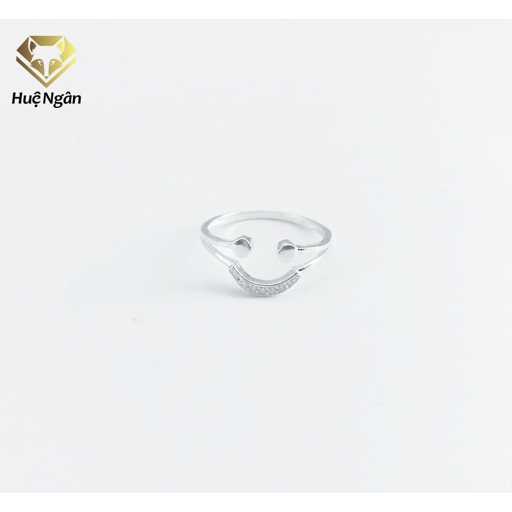 Nhẫn bạc Ý 925 Huệ Ngân - HAPPY FACE S160021