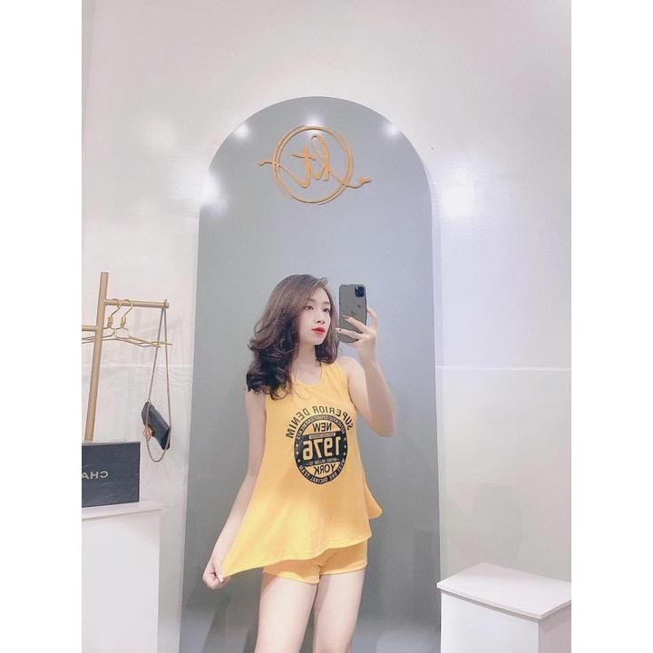 Đồ bộ đùi cotton mặc nhà dễ thương-HT1911