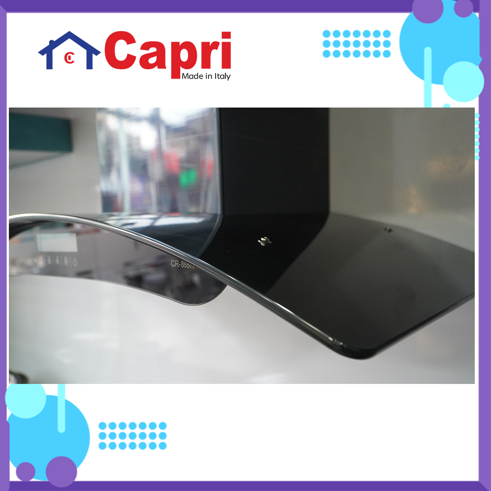 Máy hút mùi hiện đại kính cong Capri CR-888H | Điều khiển Remote từ xa | Hàng chính hãng