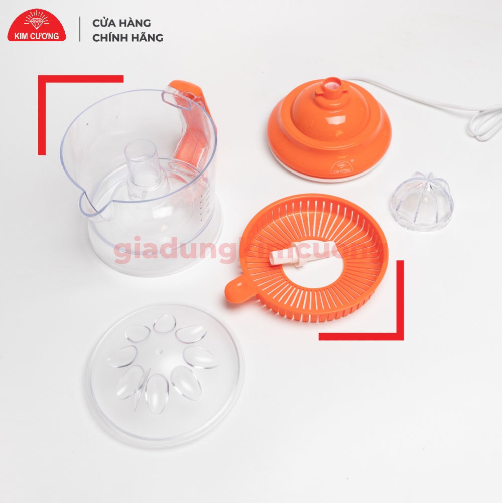 Máy Vắt Cam Tự Động 2 Chiều - Máy Ép Cam Kim Cương 1 Lít - Hàng Chính Hãng