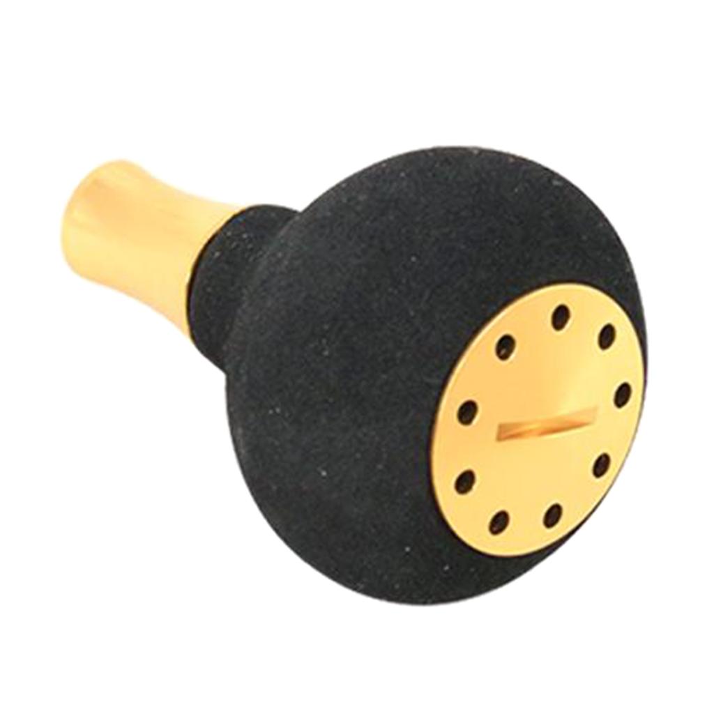 Set of 2 Gold+Gray Fishing Reel Handle Knob Handle Grip for S / D Reels