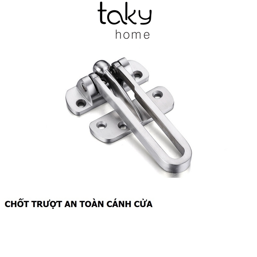 Chốt Cửa Trượt An Toàn Chống Đẩy Cho Cửa Nhà, Cửa Phòng, Đề Phòng Người Lạ Đẩy Cửa Vào Khi Mở Cửa. TakyHome 3150