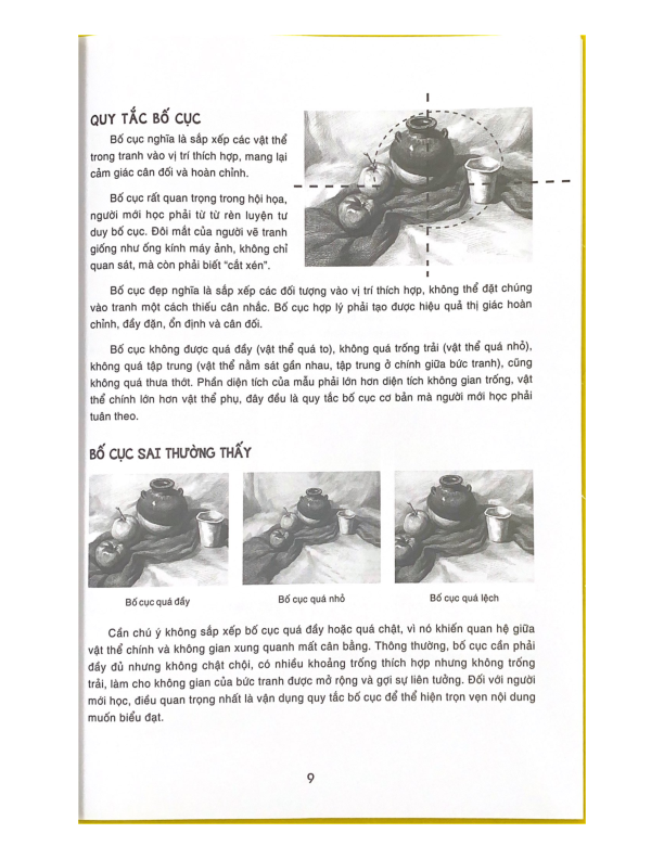 Bí Quyết Hội Hoa - Phác Họa Tĩnh Vật - Vanlangbooks