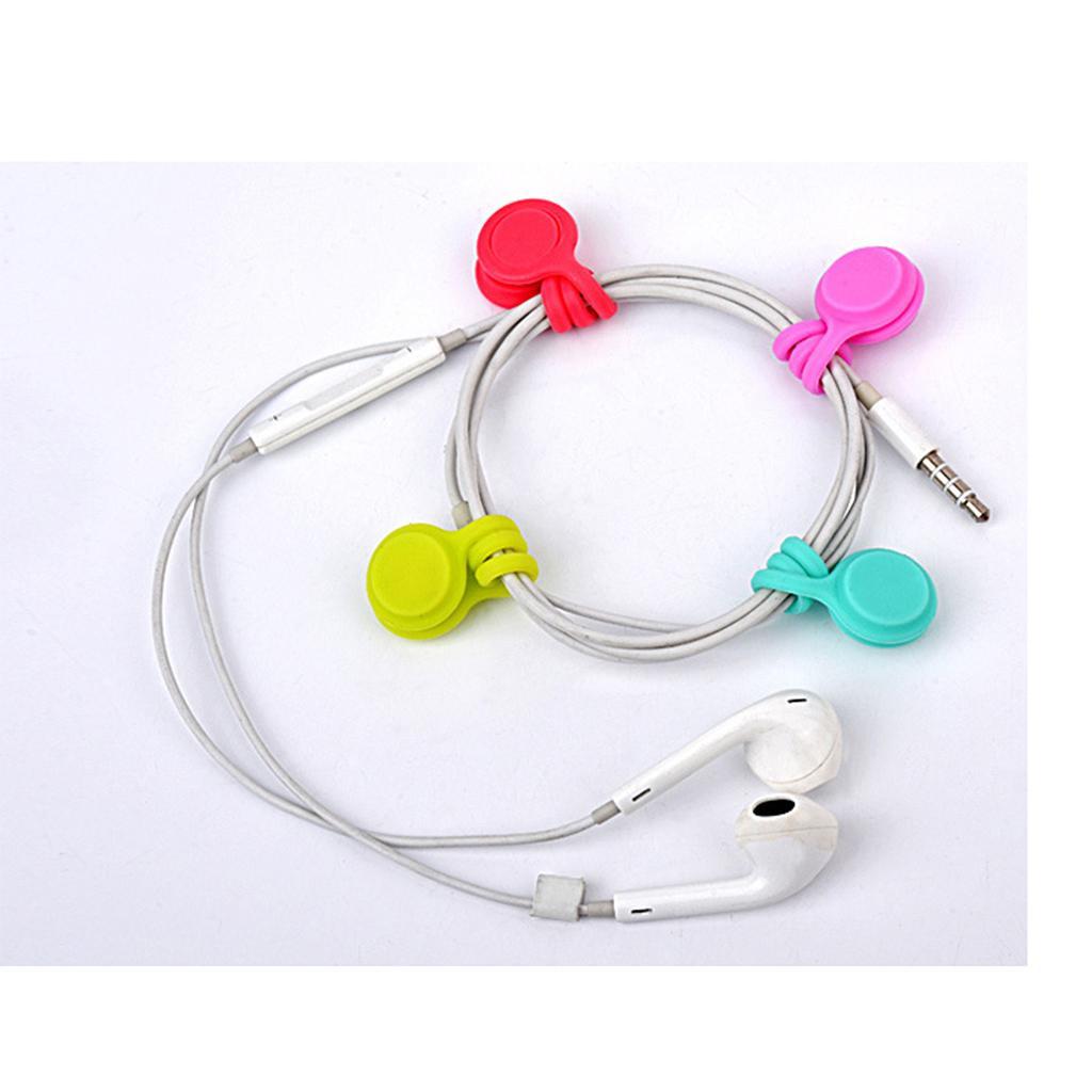 6 Pack Cable Management ,  Earplug Winder Organizer