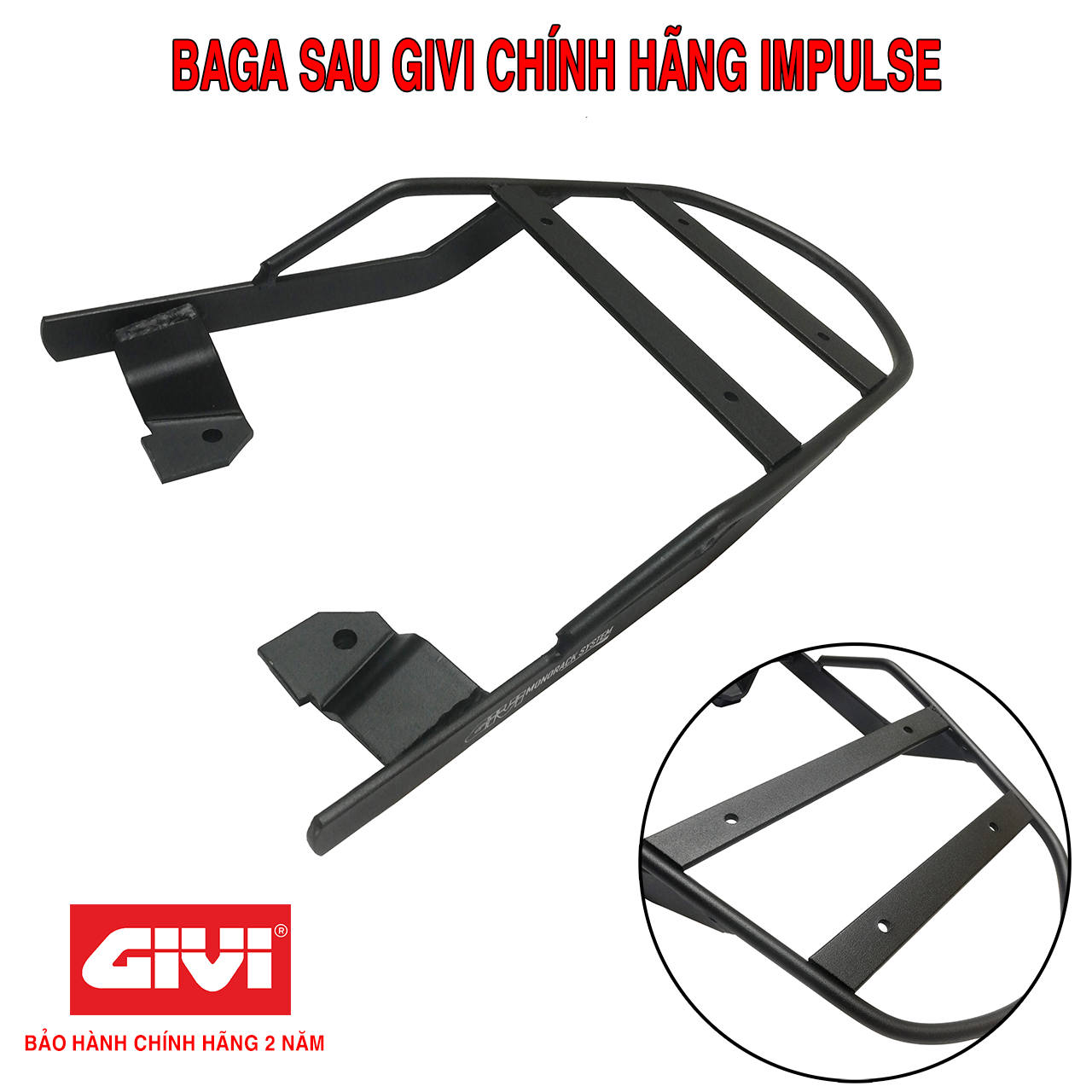 Baga Sau Givi Cho Xe IMPULSE Chắc Chắn Dùng Chở Đồ Và Gắn Thùng Sau Hàng Chính Hãng