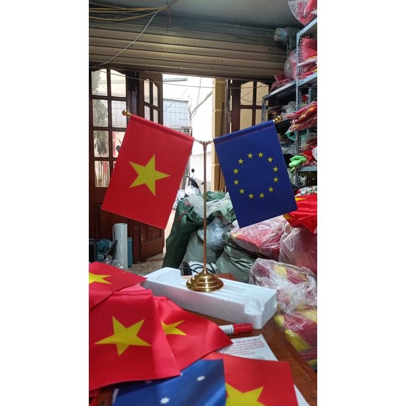 Cờ để bàn việt nam EU, cờ để bàn chữ Y việt nam liên minh châu âu