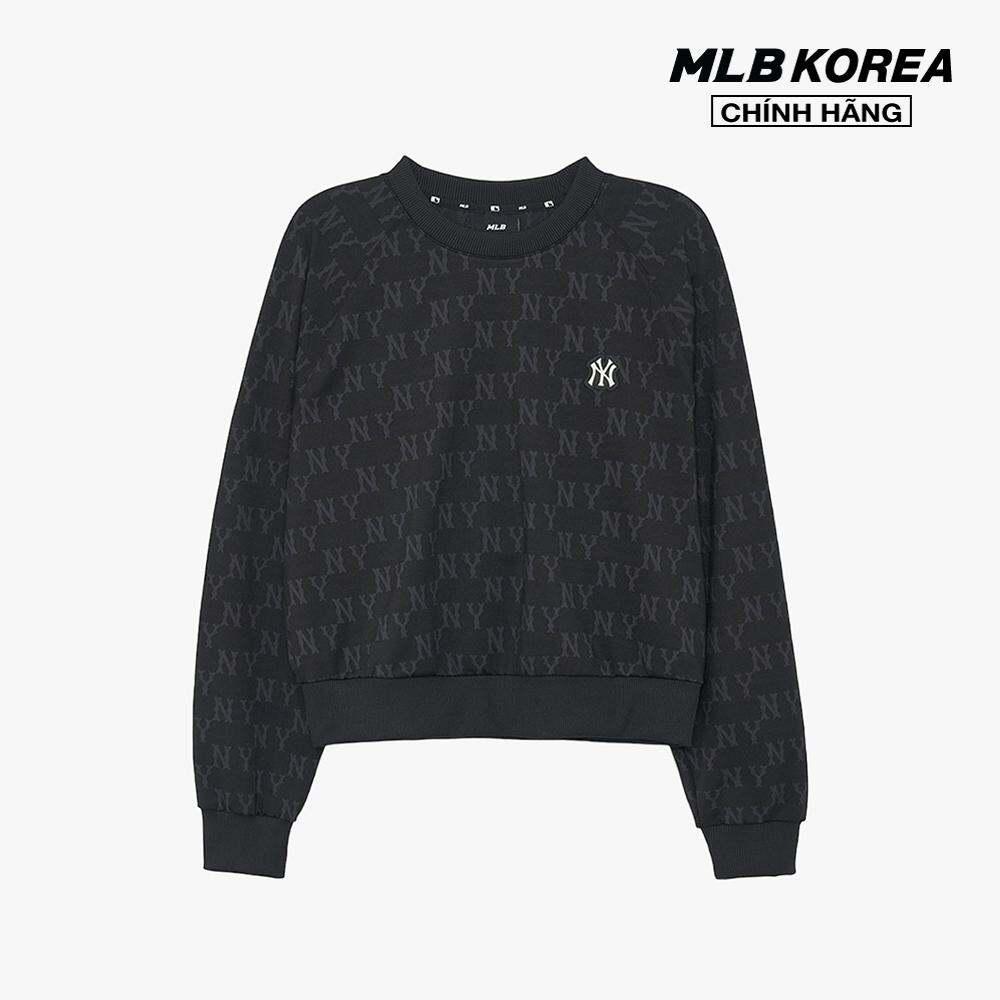 MLB - Áo sweatshirt nữ cổ tròn tay dài Monogram 3FMTM2034