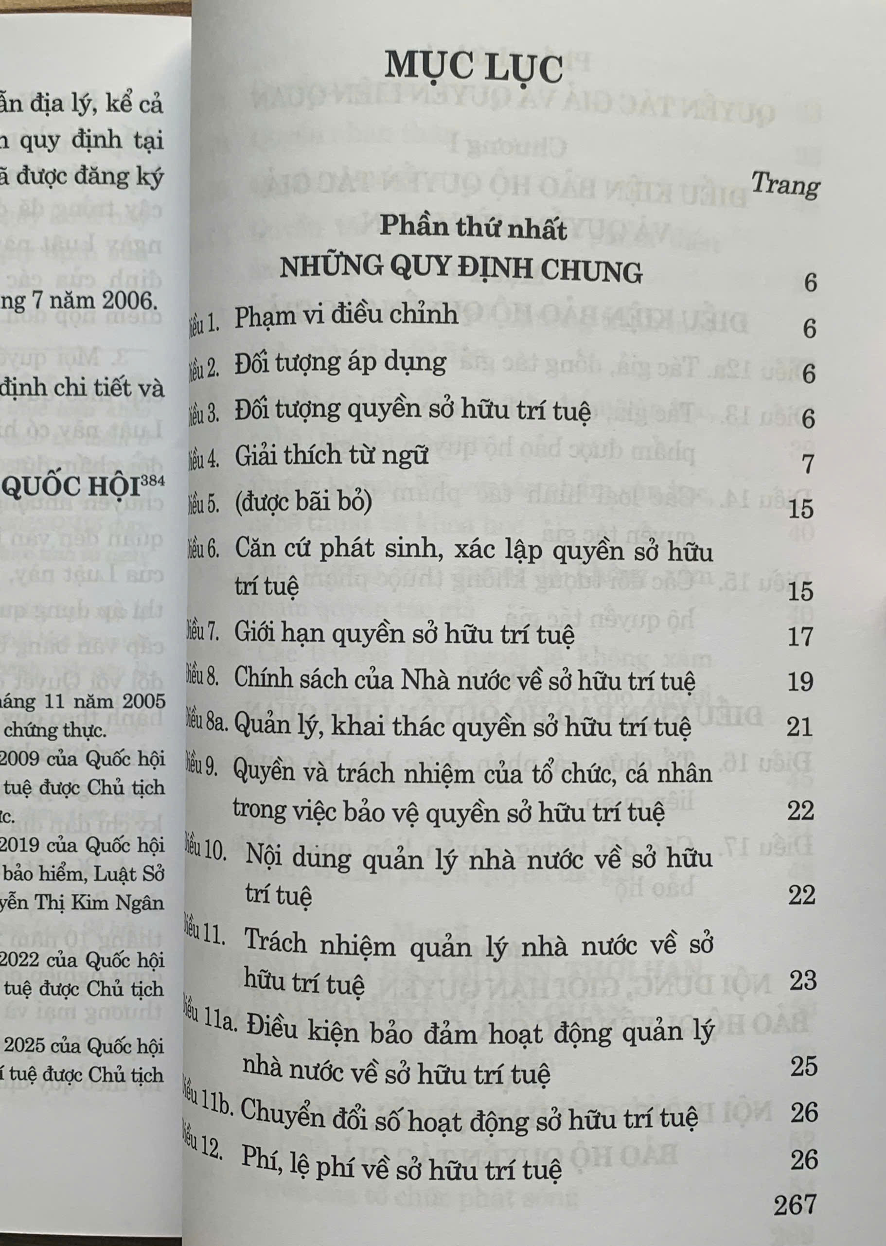 Luật Sở hữu trí tuệ (Hiện hành)- Sửa đổi, bổ sung năm 2025