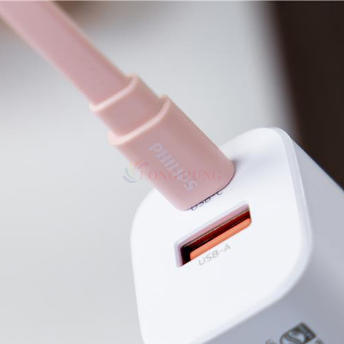Cốc sạc Philips 1USB 1Type-C 30W PD/QC3.0 DLP5331CW/74 - Hàng chính hãng