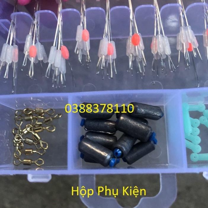 Sale to Hộp Phụ Kiện, Phụ Kiện Câu Cá Làm Dây Trục Câu Đài - xả hàng tồn