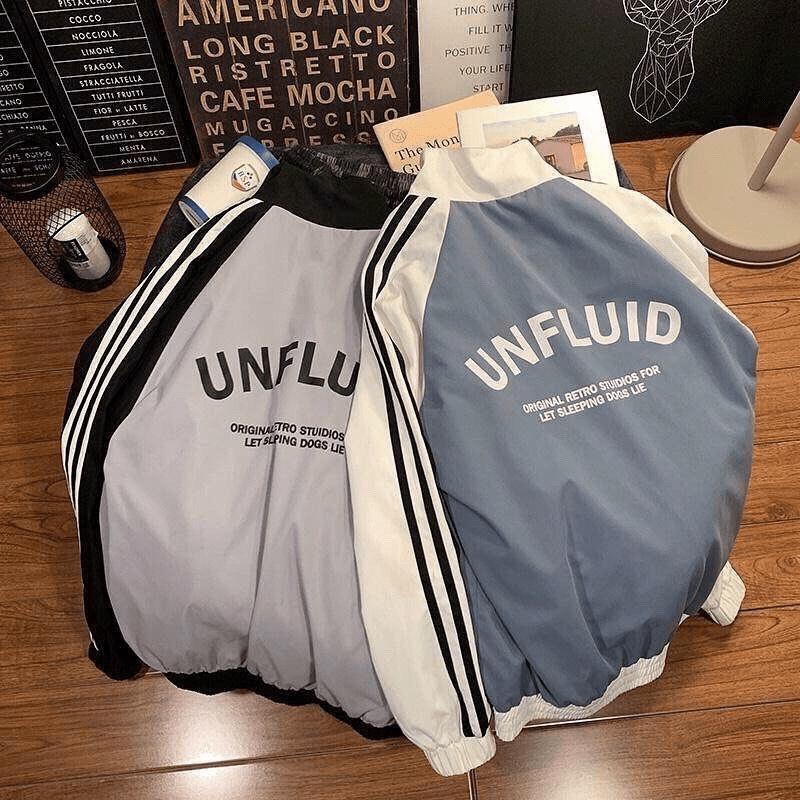 Áo Khoác Dù 2 Lớp UNFLUID Ulzzang Nam Nữ Unisex Form Rộng Bomber Jacket Unisex