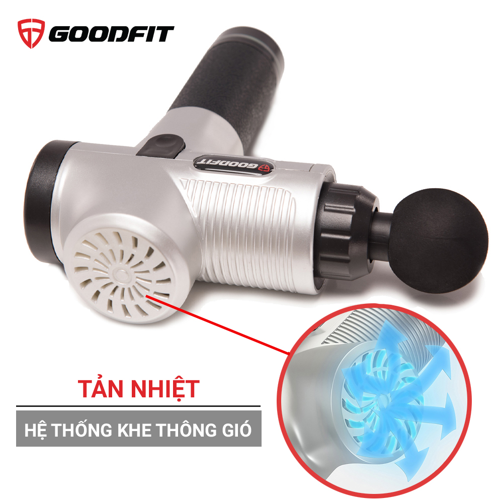 Máy mát xa cầm tay Massage Gun chính hãng GoodFit GF211MG