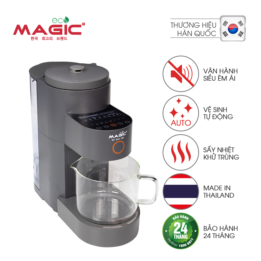 Máy Làm Sữa Hạt Đa Năng Tự Động Rửa Magic Eco AC -140 - Hàng chính hãng