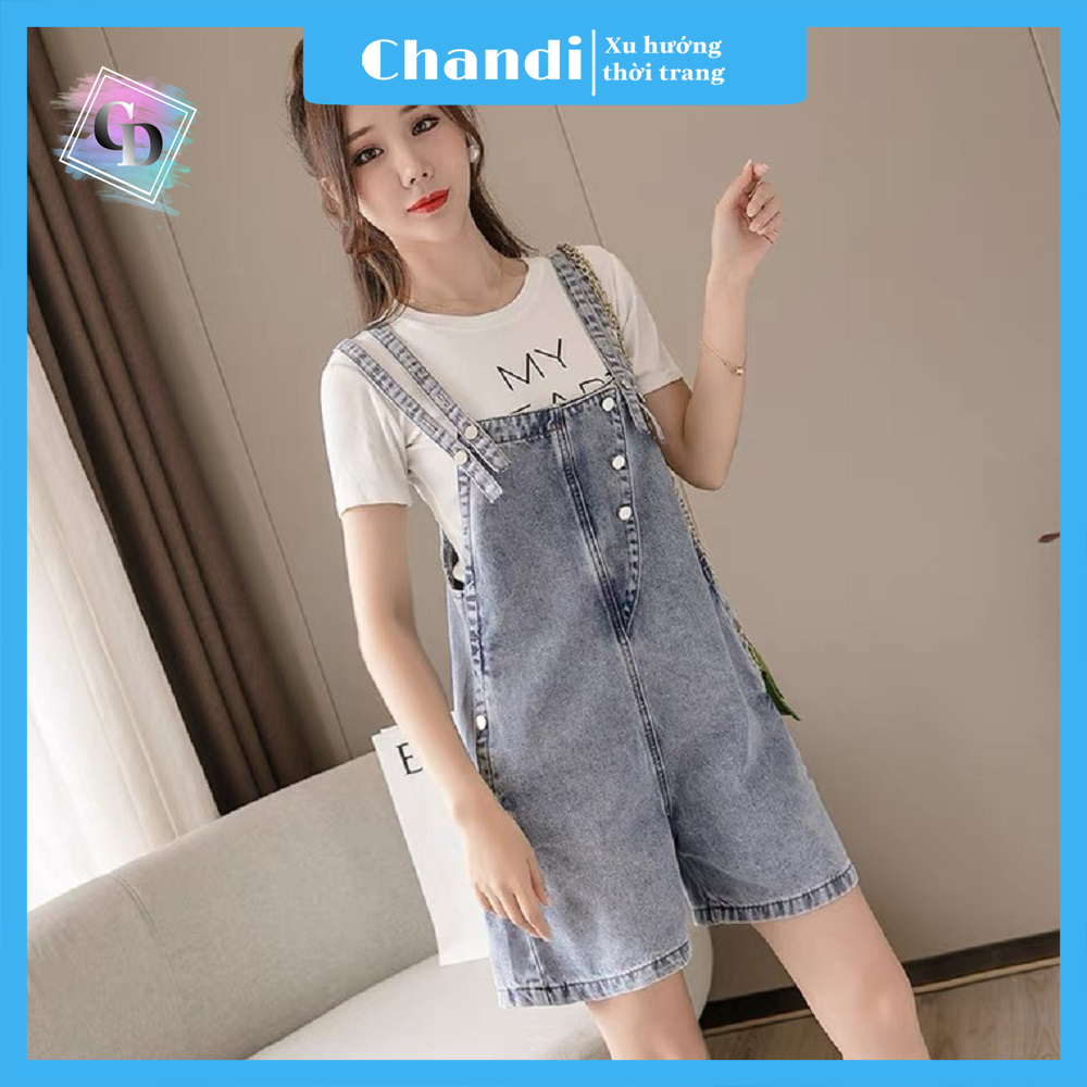 Yếm Jean Nữ Thương Hiệu Chandi, Yếm Nữ Quần cao cấp mẫu mới hot trend 2021 mã NT336