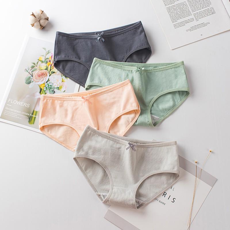 Quần Lót Cotton Basic Cạp Nơ QL31