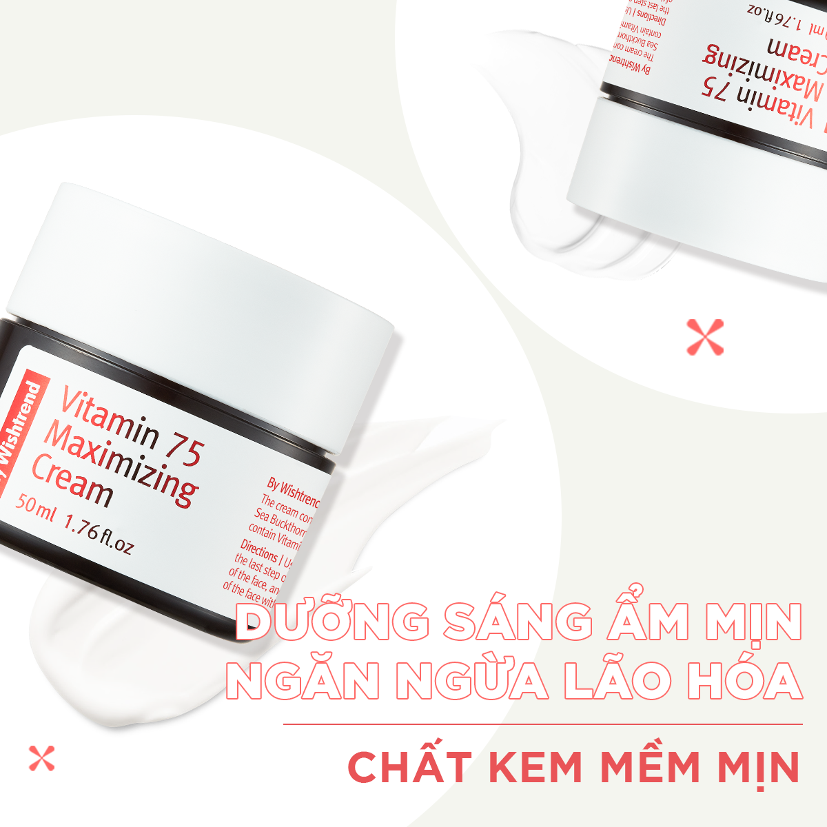 Kem dưỡng da BY WISHTREND VITAMIN 75 MAXIMIZING CREAM 50ml