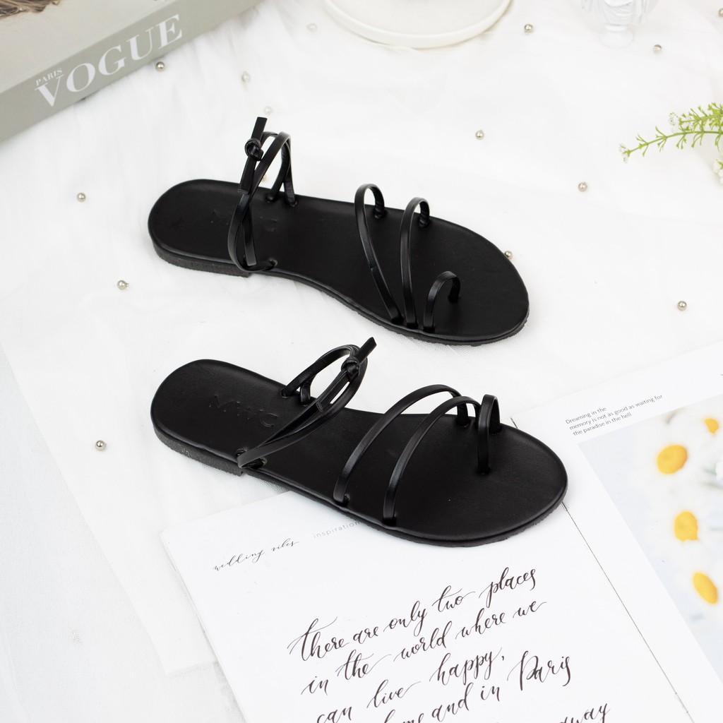 Giày sandal nữ quai mảnh sỏ ngón MWC NUSD- 2788