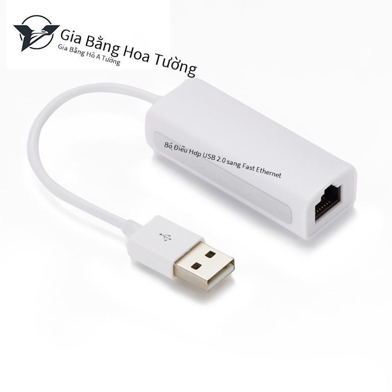 Giá thấp nhất card mạng USB Bộ chuyển đổi cổng mạng có dây 100M usb sang bộ điều hợp mạng rj45 phù hợp cho máy tính xách tay