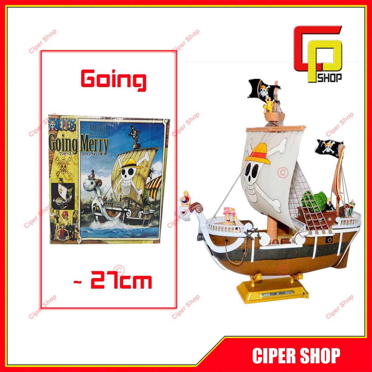 Mô hình thuyền Going Merry 25cm - Mô hình One Piece - Fiugre Going Merry One Piece