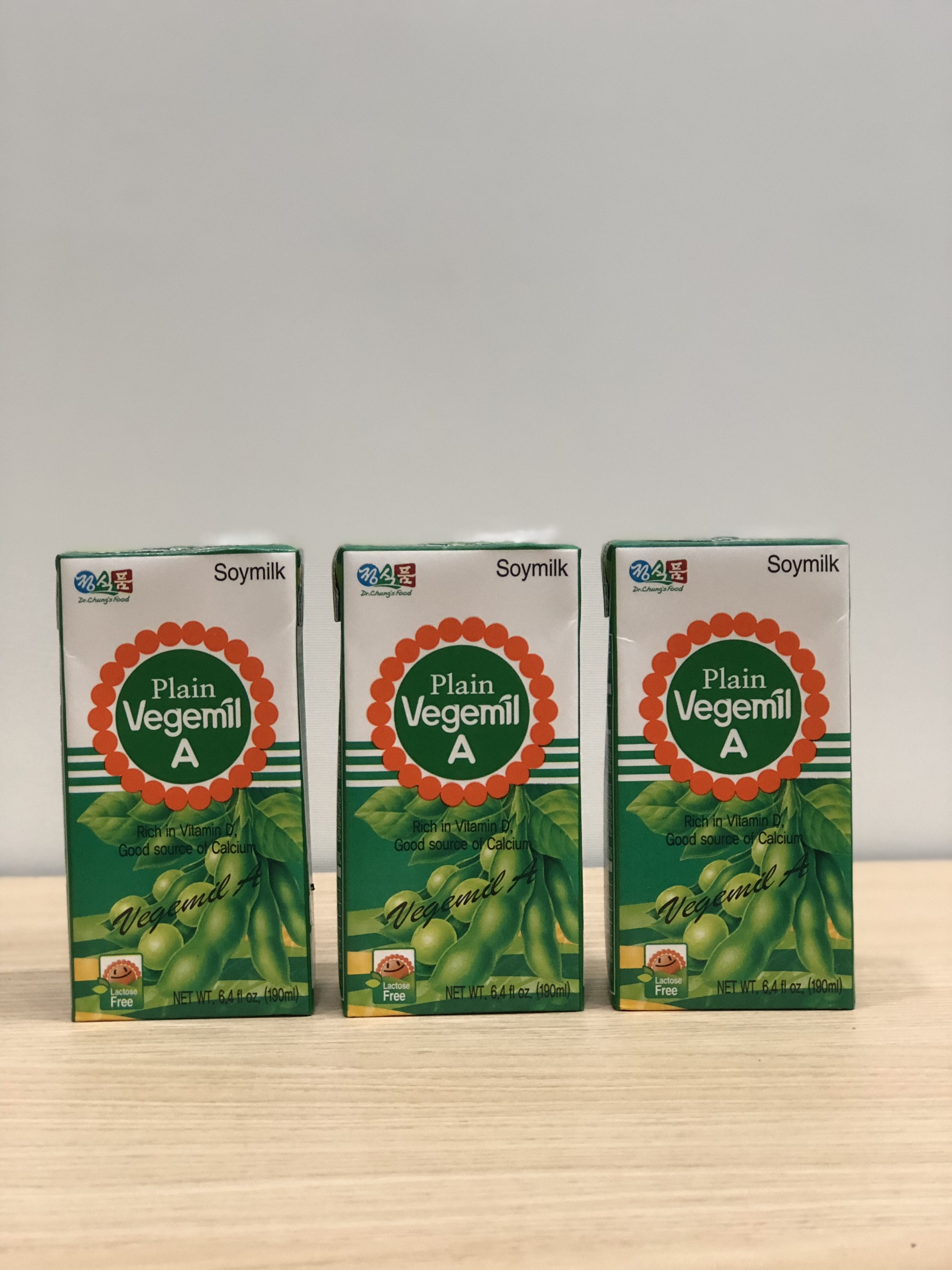 SỮA ĐẬU NÀNH VEGEMIL A - SOY MILK PLAIN VEGEMIL A - LỐC 16 HỘP 190ML