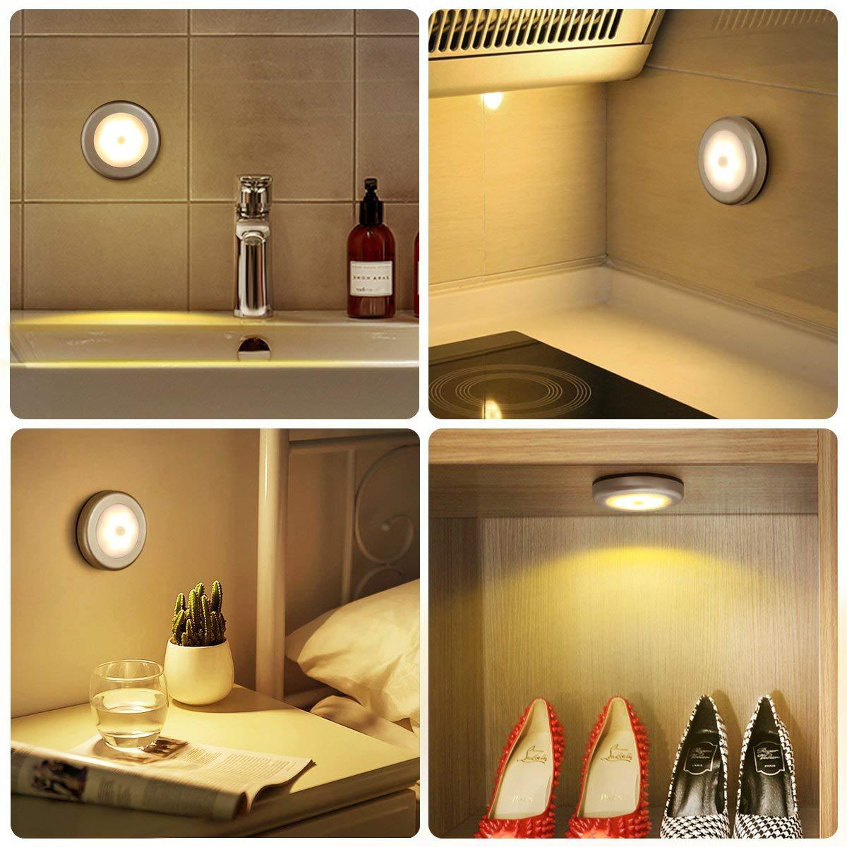 Đèn LED Cảm Ứng Dán Tủ Nhỏ Gọn, Tiện Lợi.