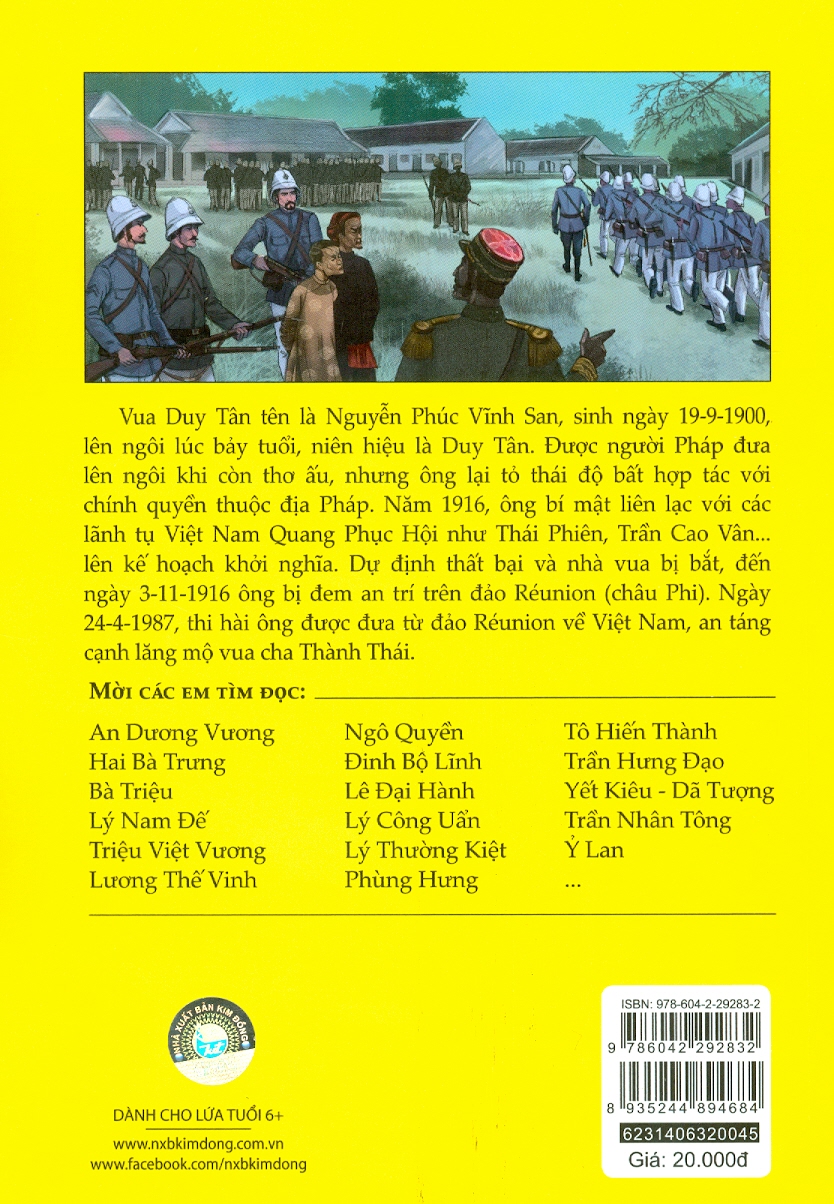 Tranh Truyện Lịch Sử Việt Nam - Duy Tân