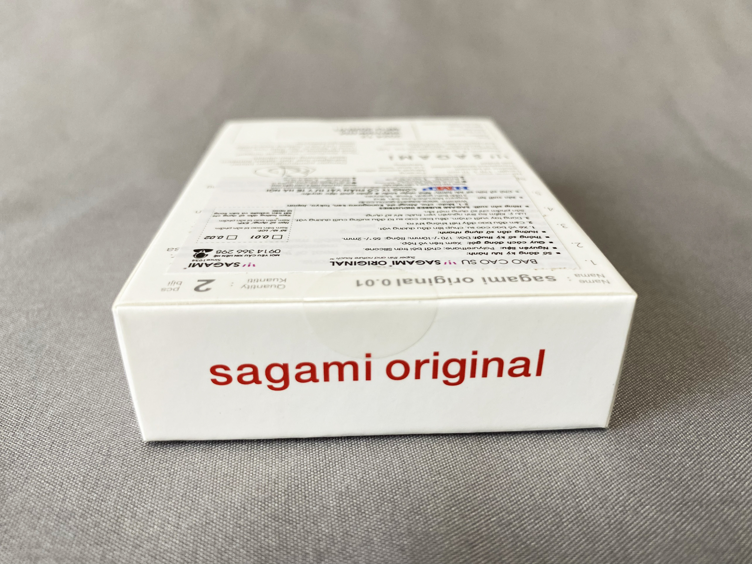 Bcs Sagami 0.01 mm (H2) - Mỏng Nhất Thế Giới - Non Latex - Không Mùi Cao Su - Chống Dị Ứng - Có Tem Nhập Khẩu - 100% Hàng Chính Hãng