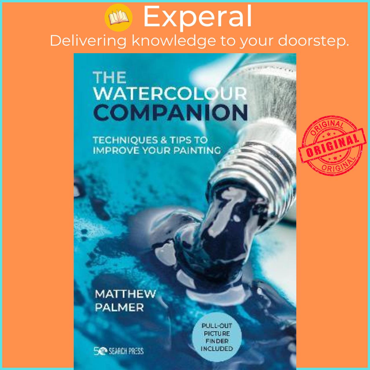 Sách - The Watercolour Companion : Techniques & Tips to Improve Your Painting by Matthew Palmer