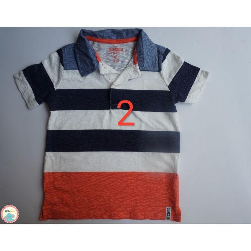Áo thun có cổ Polo xuất dư bé trai