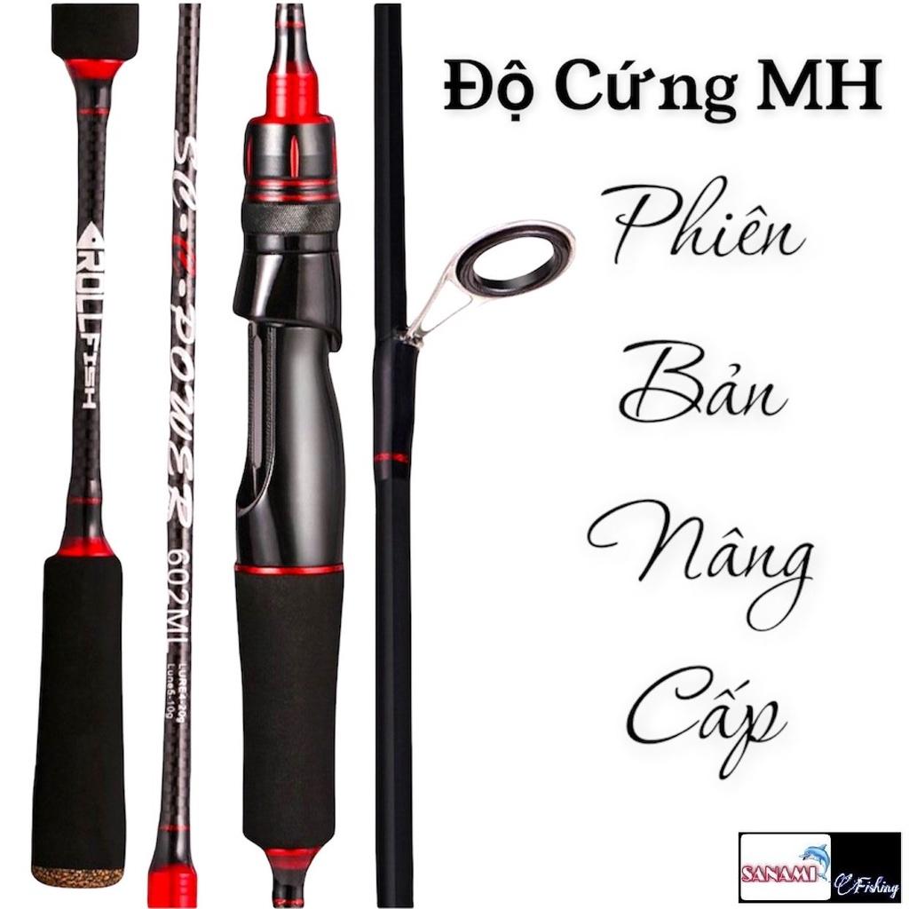 Cần Câu Máy Phiên Bản Nâng Cấp Huỳnh Phong CM02 Độ Cứng Ngọn MH Chuyên Câu Lure - Sanami Fishing Store