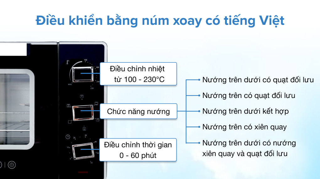 Lò nướng Sanaky 35 lít VH-3599S2D Hàng chính hãng 100%