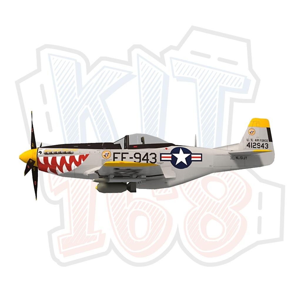 Mô hình giấy máy bay quân sự P-51D Mustang