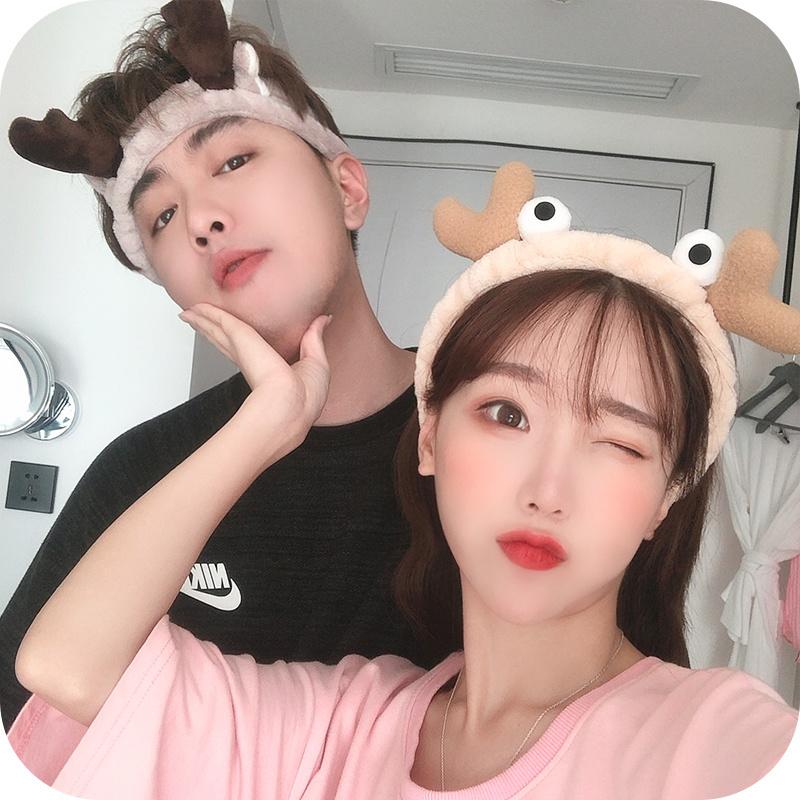 Băng Đô Nhung Co Giãn Chống Trượt Thiết Kế Hình Cua Giáng Sinh Với 4 Màu Lựa Chọn