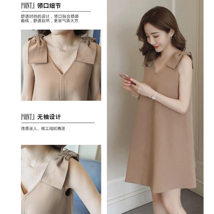 ĐẦM DÁNG CHỮ A CỔ V XINH XẮN