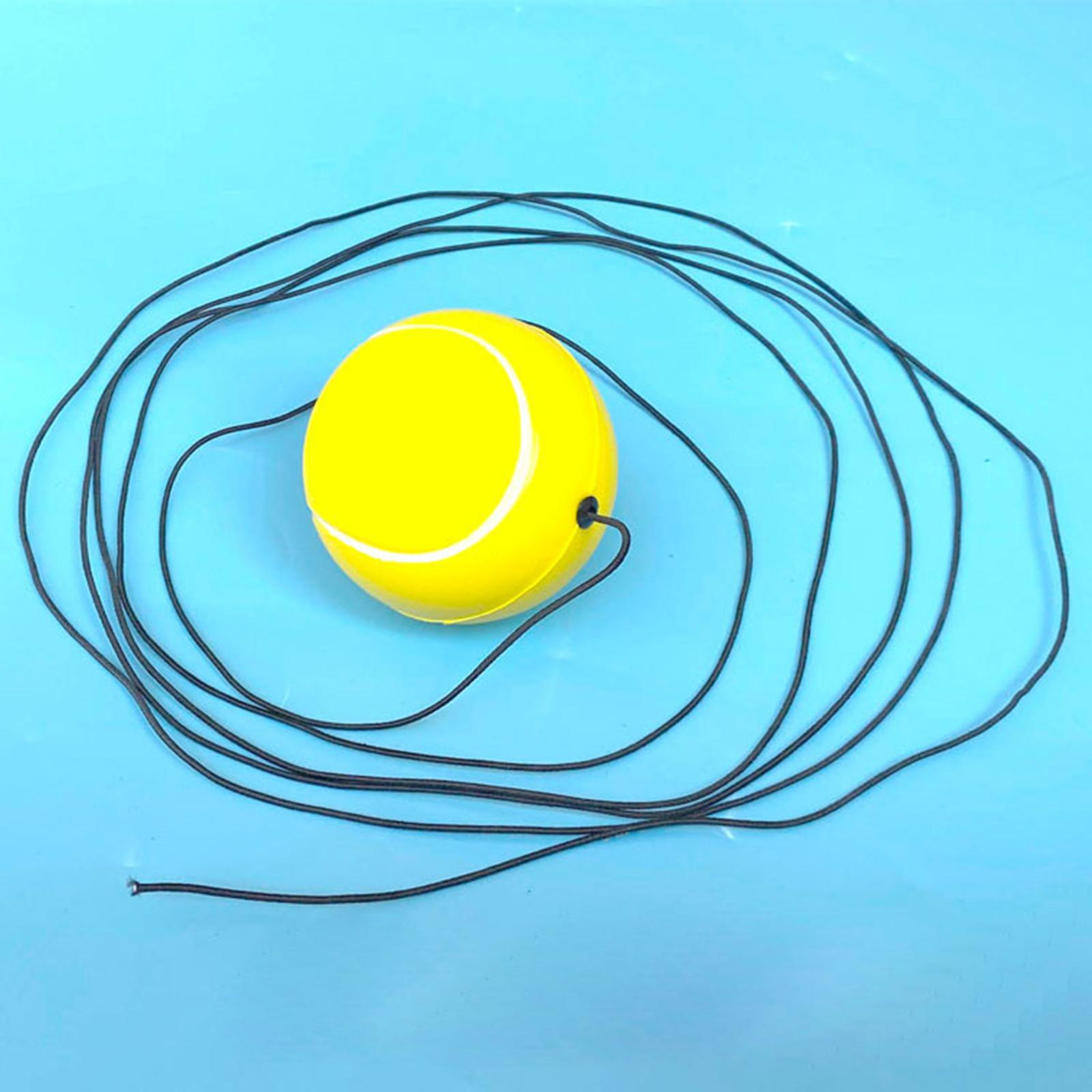 2x Tennis Ball with String  Tennis Trainer, for Indoor And Outdoor Tennis Practice