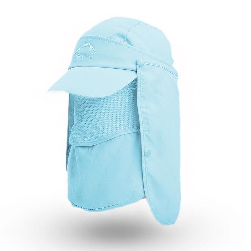 Outdoor Fishing Cap Multifunctional Removable Sun Hat Unisex Breathable Sun Caps Summer Quick-drying Hats Outdoor Sport Supplies