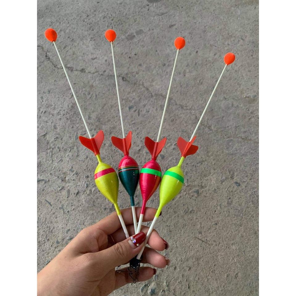 Phao câu lục câu cá ngày đêm xa bờ đầu cần chất lượng giá rẻ nhiều màu AKA FISHING