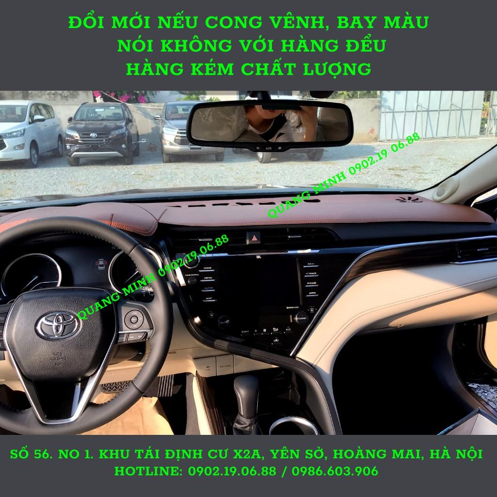 THẢM TAPLO DA VÂN CARBON TOYOTA CAMRY 2019 BẢN 2.0