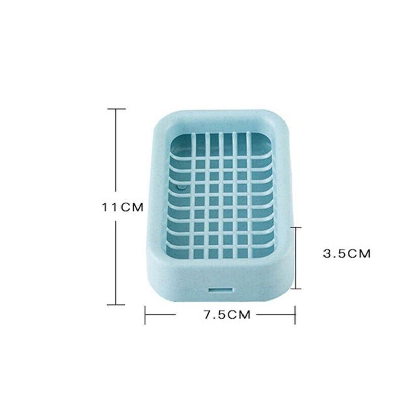 Soap Holder Saver Water Box Draining Storage Case New Drainer Dish Bathroom
