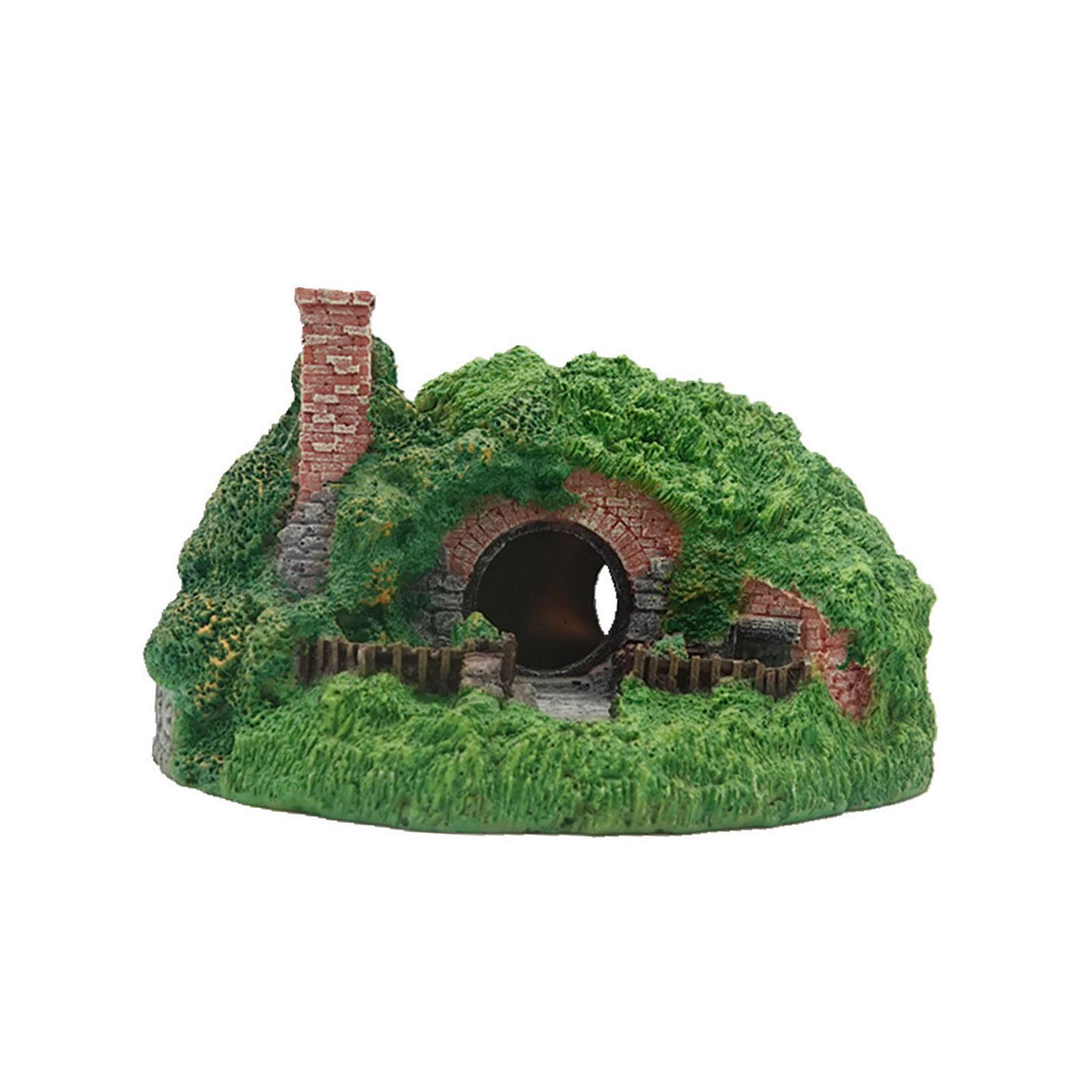 Aquarium Cave Cave Hideout for Amphibians Supplies Habitat Decor Hiding Cave