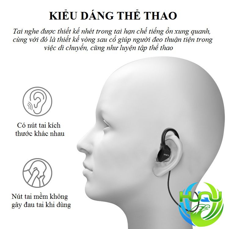 Tai Nghe Nhét Tai Không Dây Huqu GSD - Hàng Chính Hãng