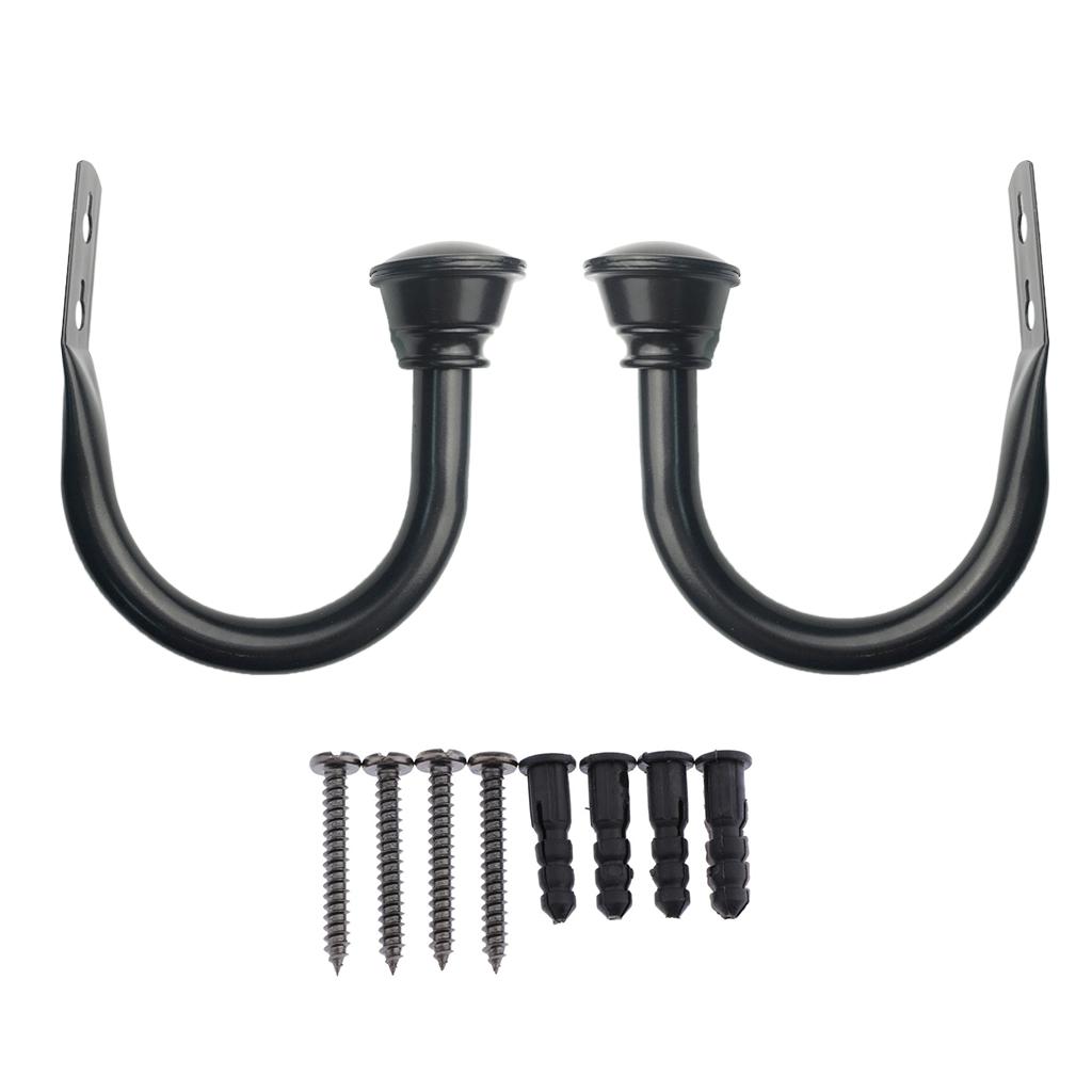 2x Durable Curtain Hanger f/ Curtain Treatment Hardware