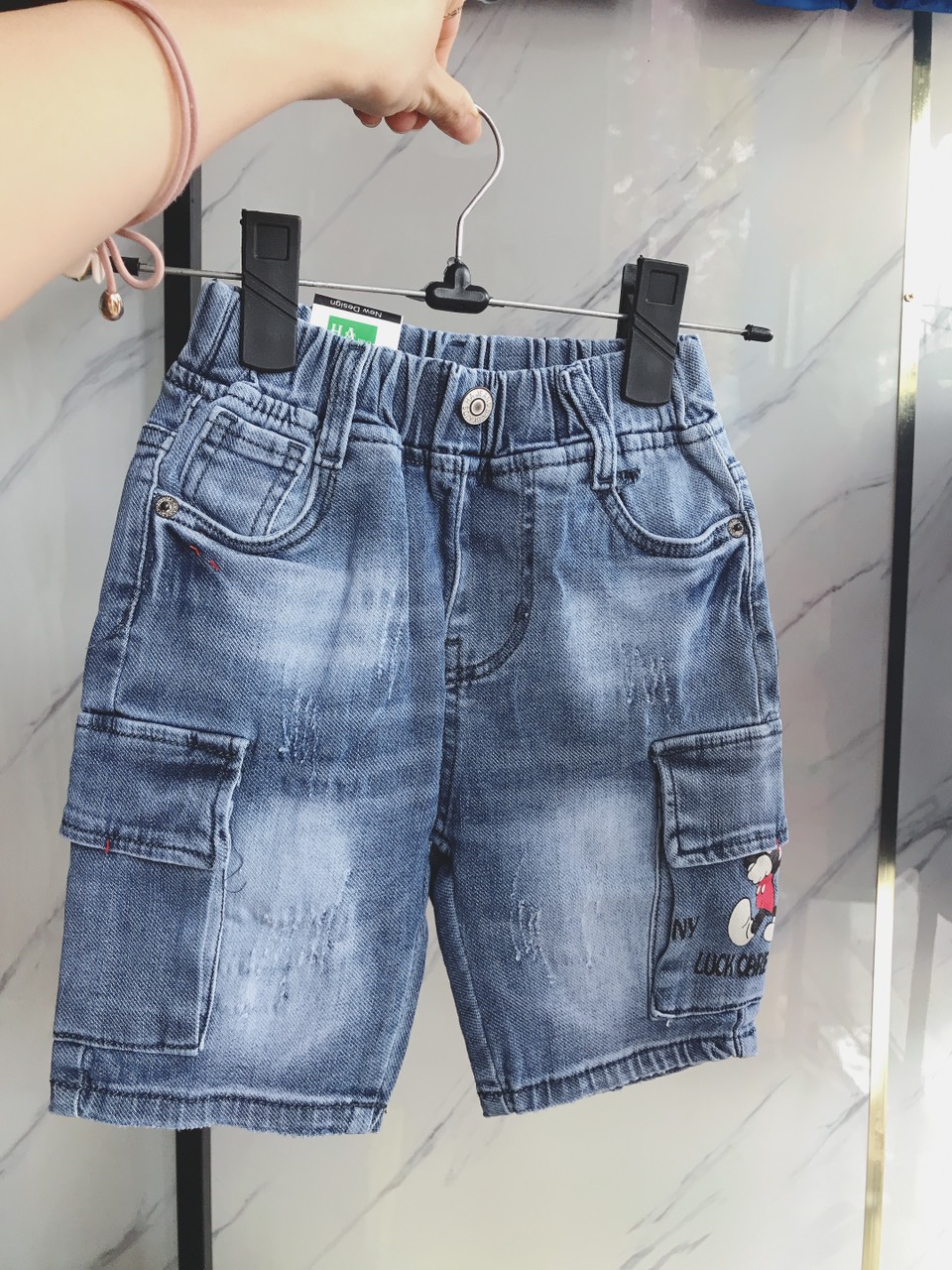 QUẦN JEANS LỬNG BÉ TRAI