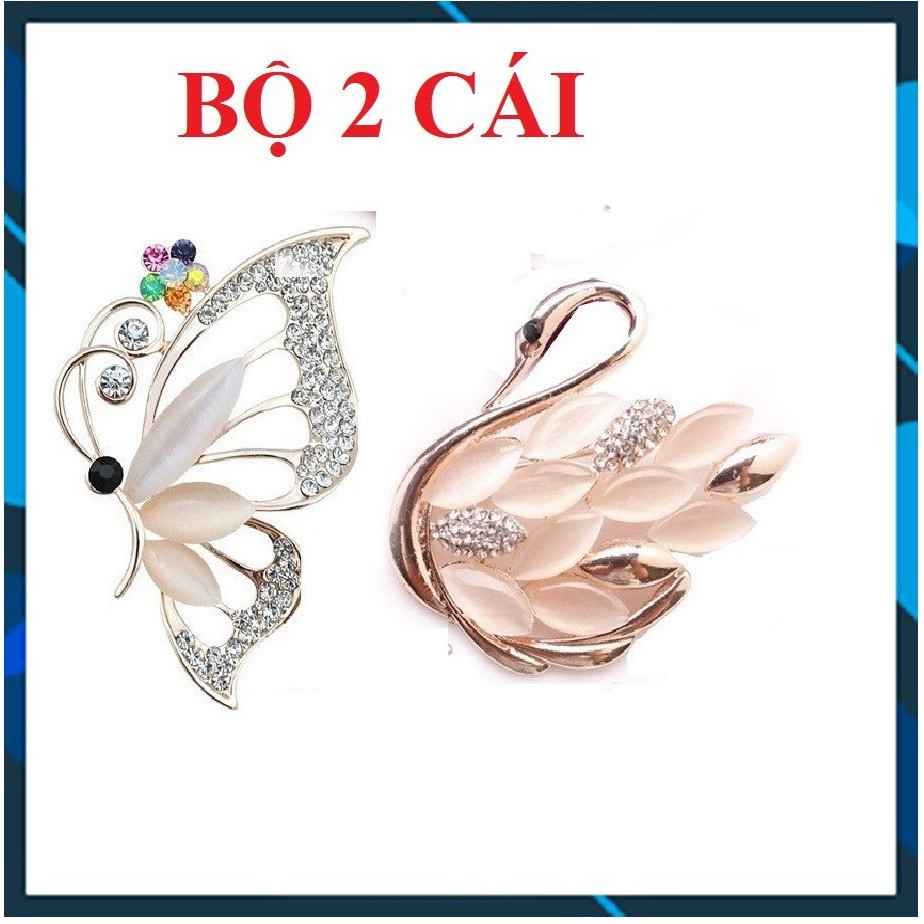 Combo 2 cài áo nữ thơi trang cao cấp phong cách Hàn Quốc