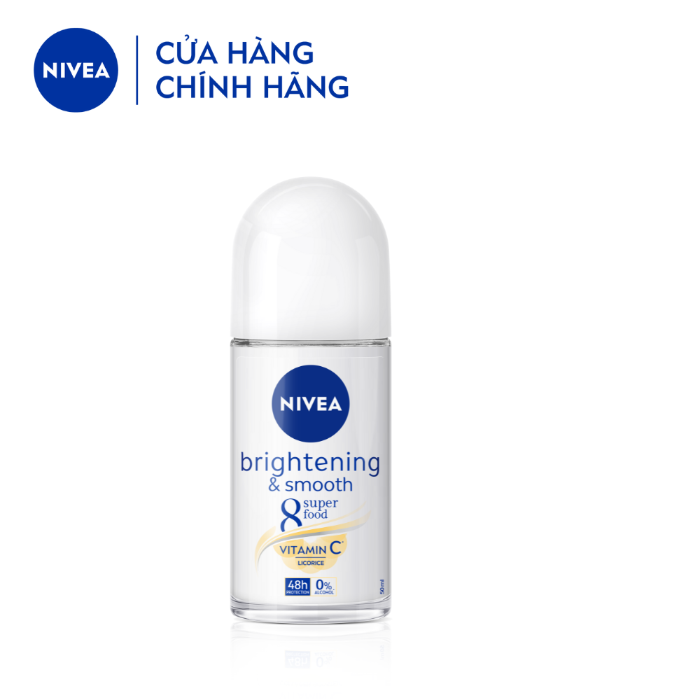 Lăn Ngăn Mùi NIVEA Sáng Mịn | Mờ Thâm | Se Khít Lỗ Chân Lông (50 ml) - 81644