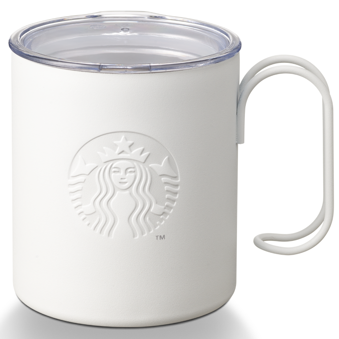 Cốc Thép Không Gỉ Starbucks 12Oz  Siren White