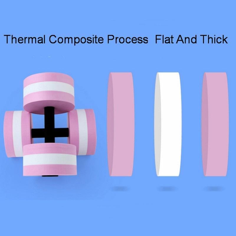 1 Pair Water Floating Sponge Type Dumbbell EVA Foam Fitness Sports Swimming Pool Exercise Adjustable Dumbbell Yoga Sports Goods