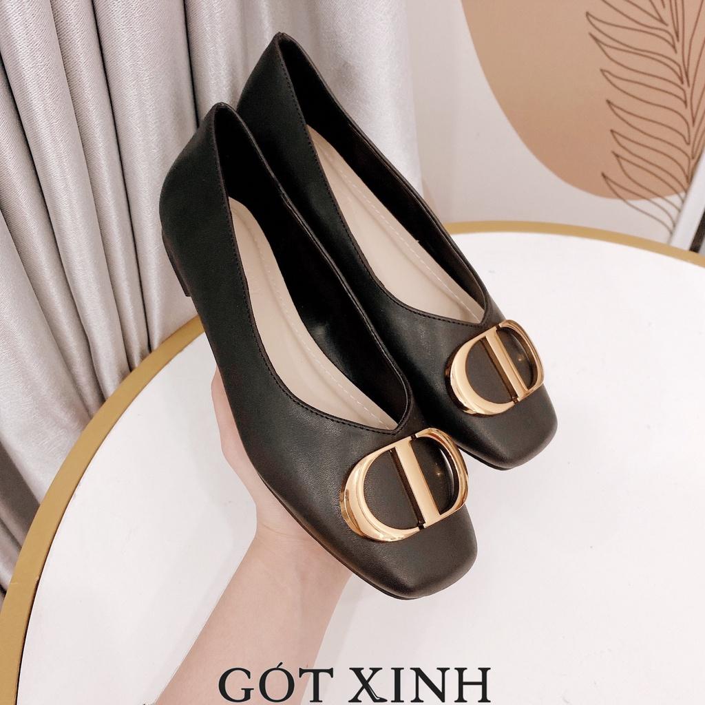 Giày búp bê GÓT XINH B1 da mờ đế bệt